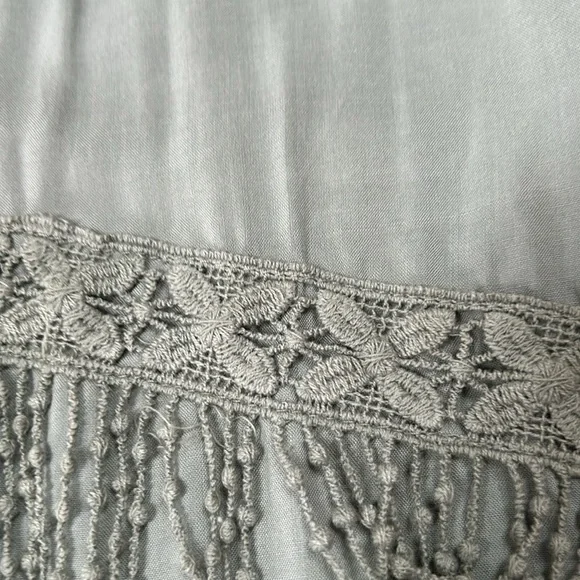 Umgee Shake it Off style green sleeveless dress. Fringe front. Size Small. NWT - Picture 2 of 12